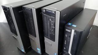企業様の事務用PC4台引取りしました