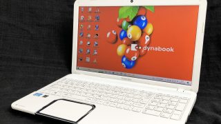 TOSHIBA ノートパソコン PT55247GBHW 中古買取★